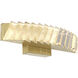 Golden Ratio 1 Light 13.8 inch Satin Gold Vanity Light Wall Light