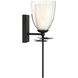 Elowen 1 Light 5.25 inch Dark Matte Black Bath Sconce Wall Light