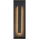 Zurich 15 inch Matte Black Outdoor Wall Sconce in 3.5" D x 4.5" W x 15" H, EVOLV