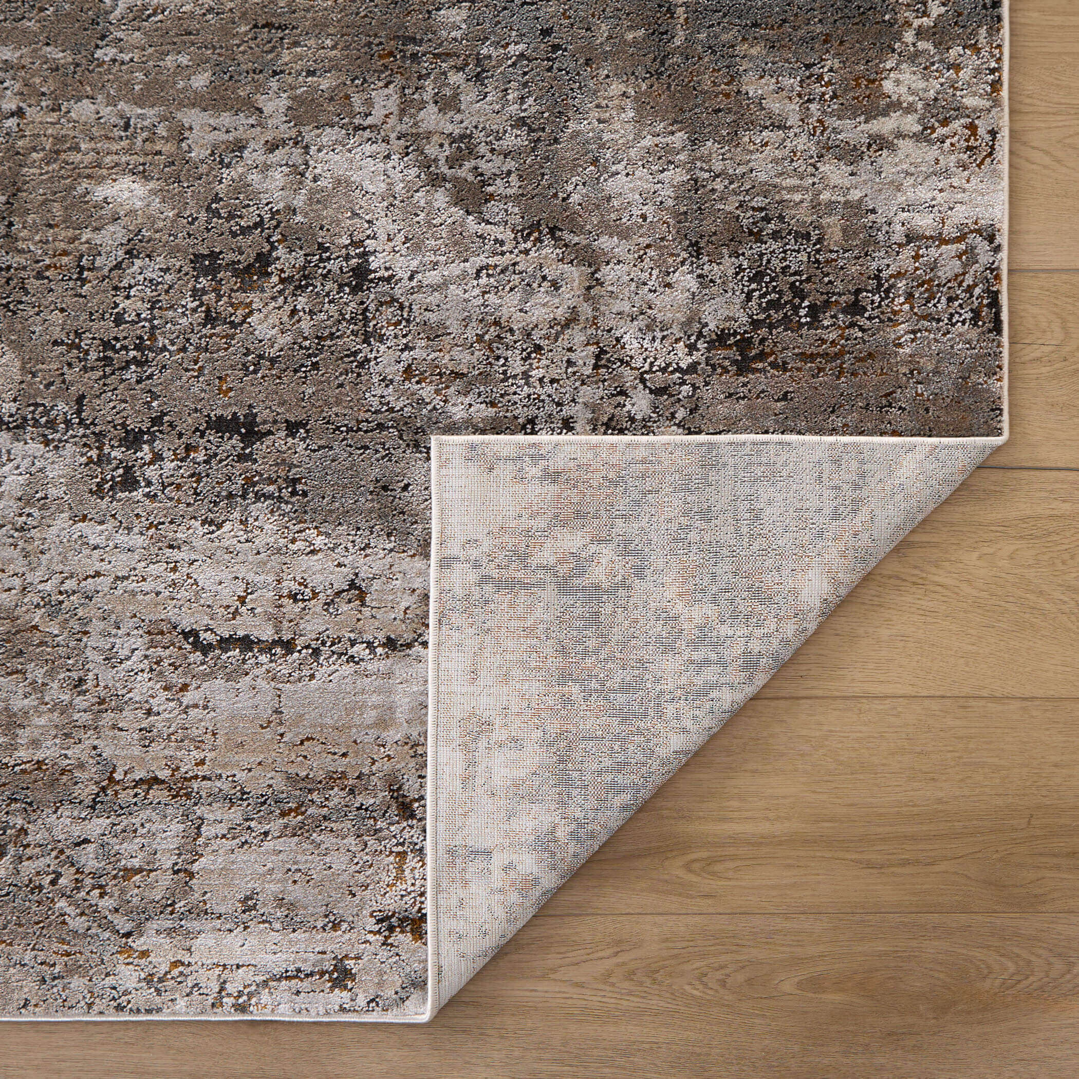 Hadim 130 X 94 inch Black/Grey Rug in 8 x 11