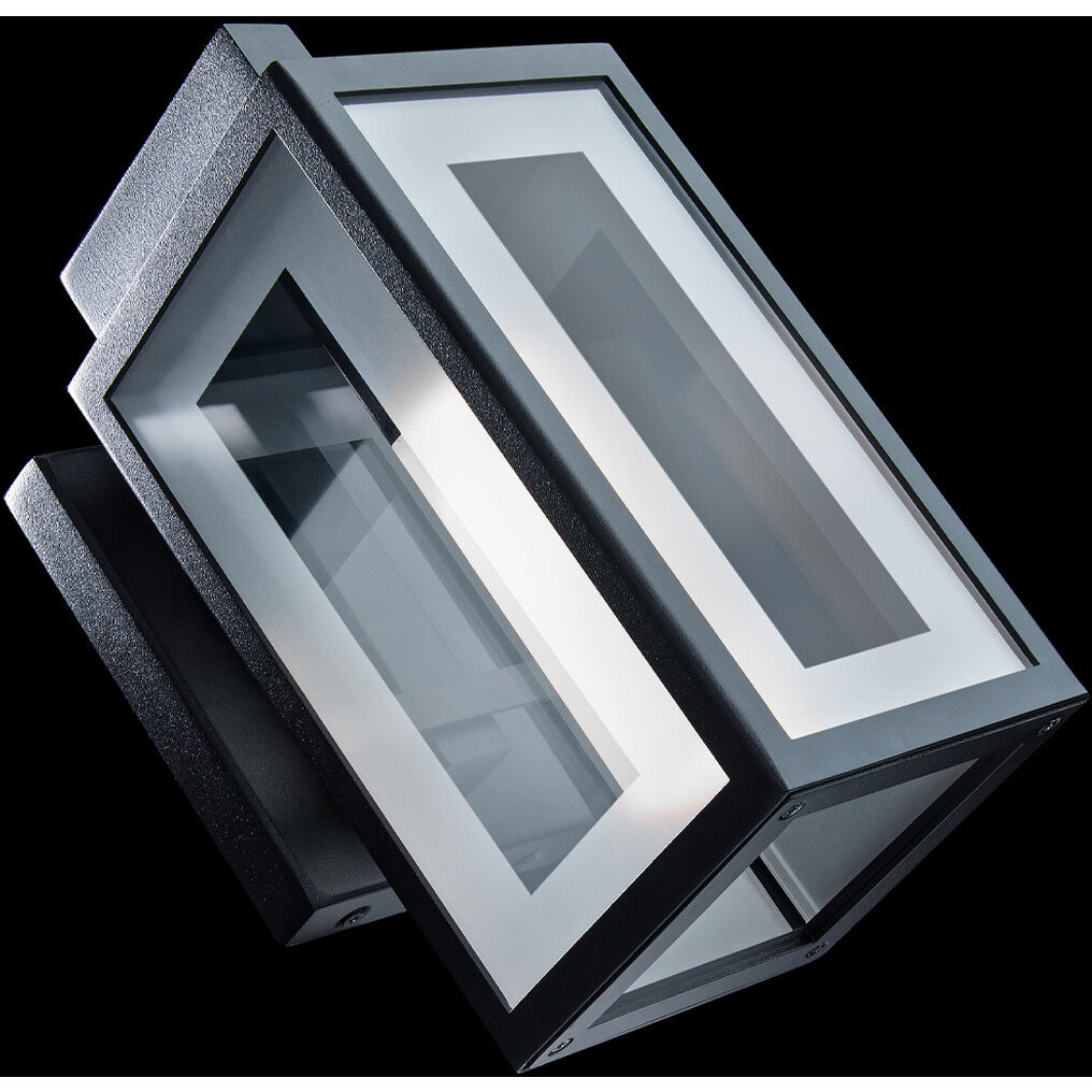 Cambridge 1 Light 11 inch Black Outdoor Wall Light in 11in.