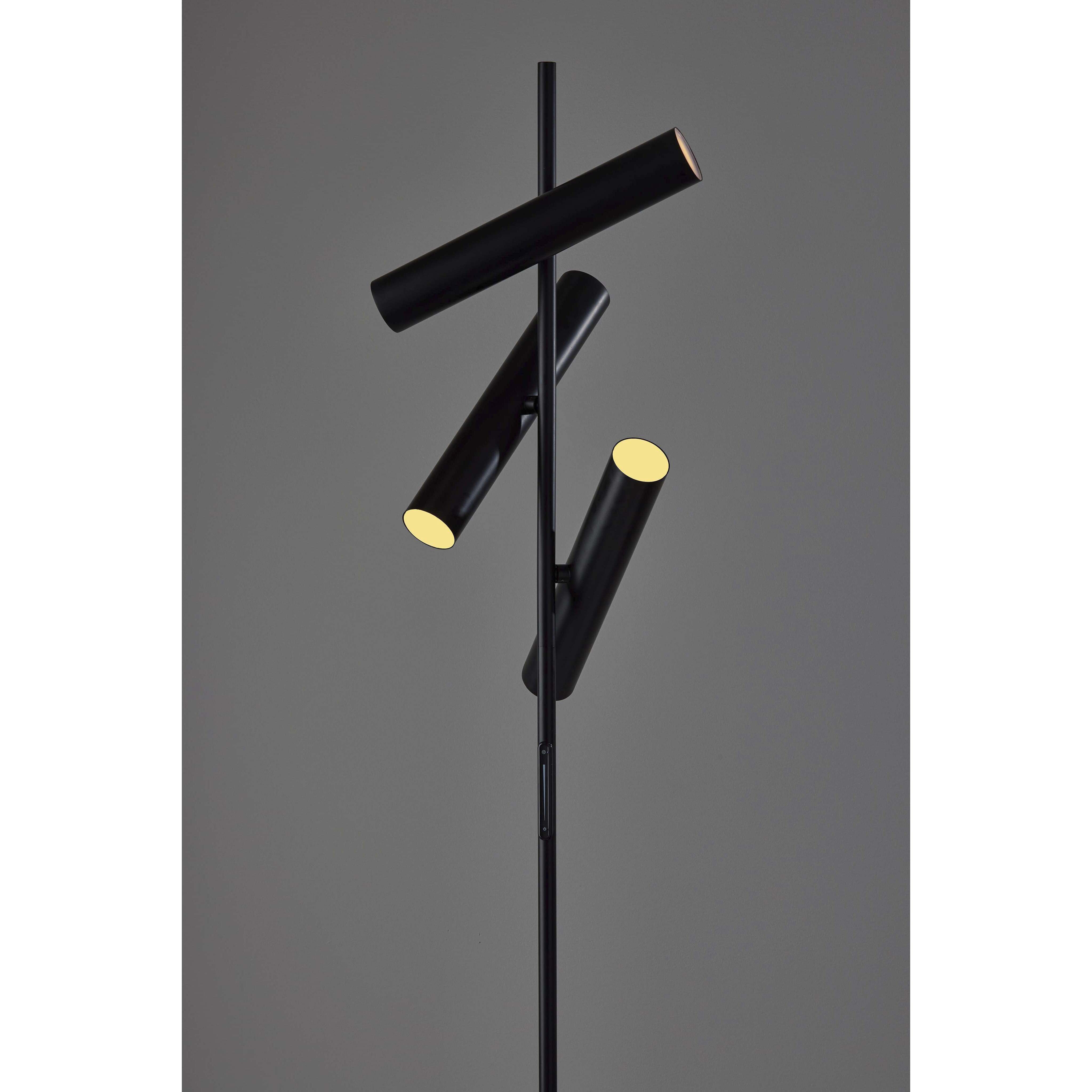 Greer 71 inch 28.00 watt Black Floor Lamp Portable Light
