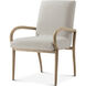 Catalina Dune Dining Chair, Wooden, Upholstered