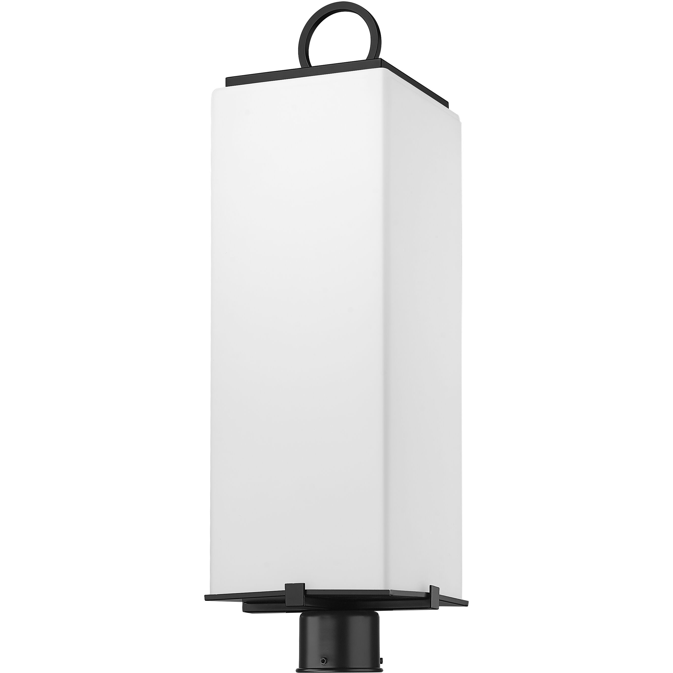 Sana 3 Light 26.5 inch Black Outdoor Post Mount Fixture