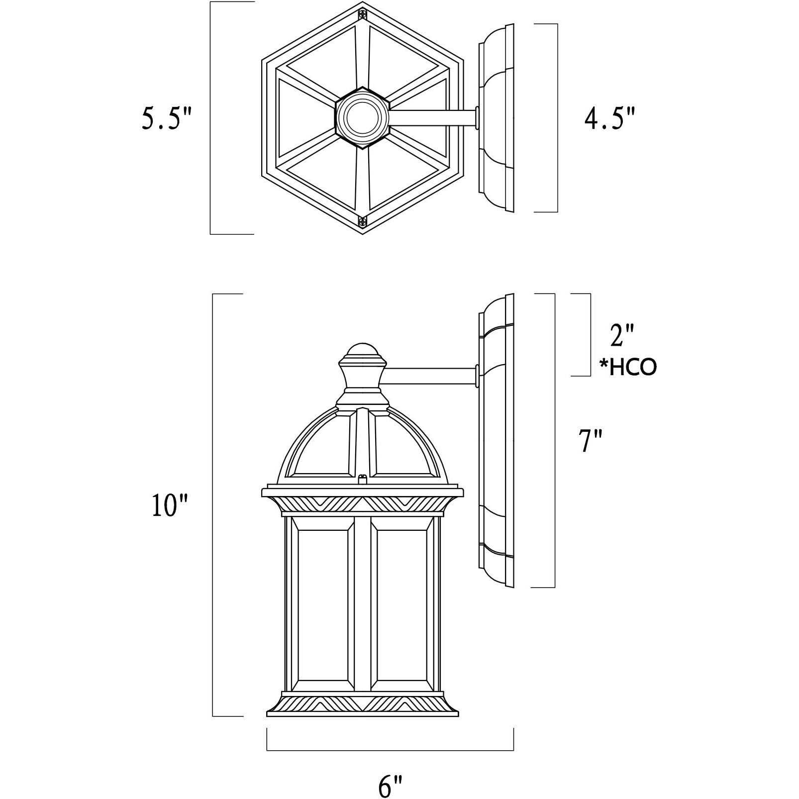 Kensington Outdoor Wall Lantern