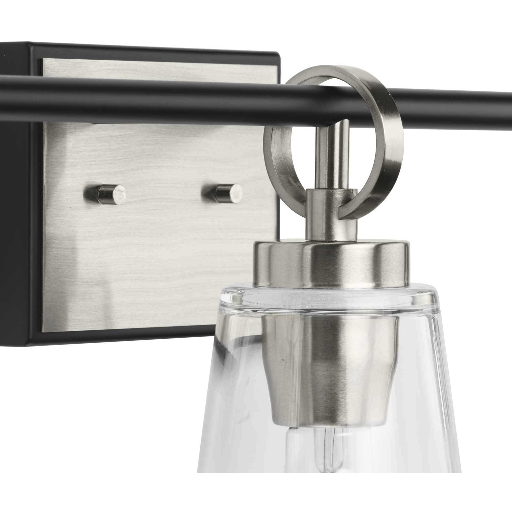 Cassell 3 Light 24.12 inch Brushed Nickel Bathroom Vanity Light Wall Light