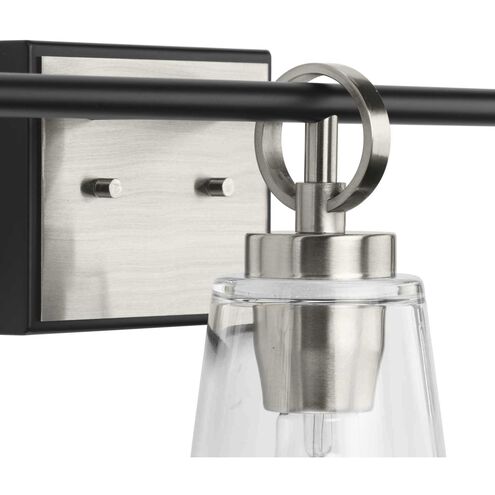 Cassell 3 Light 24.12 inch Brushed Nickel Bathroom Vanity Light Wall Light