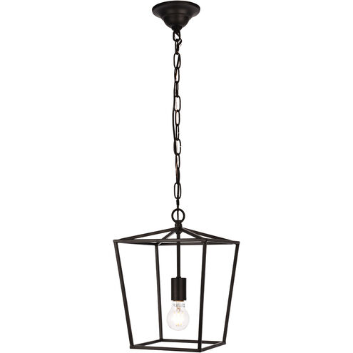 Maddox 1 Light 10 inch Black Pendant Ceiling Light