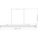 Benoit LED 56 inch Brushed Nickel Billiard Light Ceiling Light
