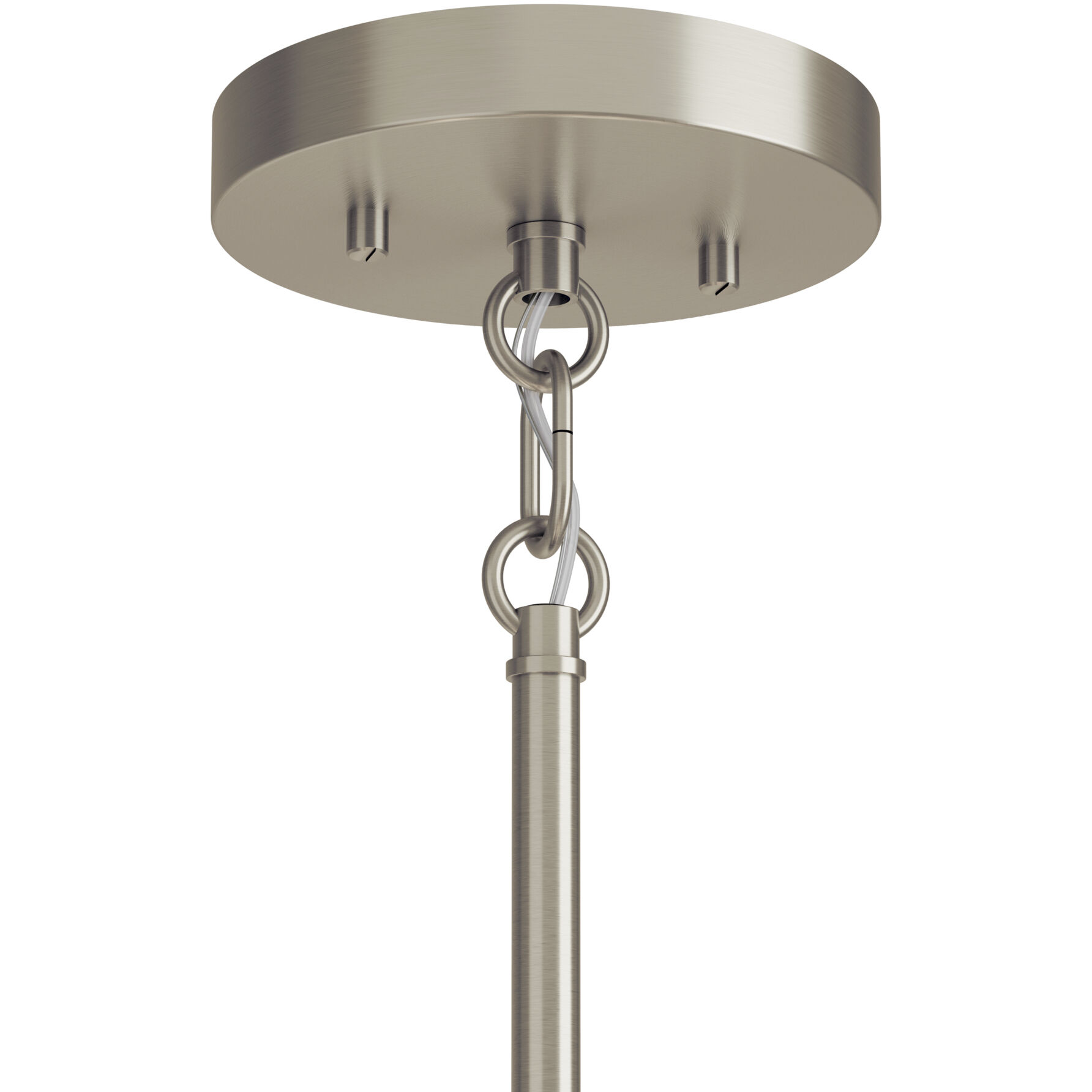 Madden 9 Light Brushed Nickel Chandelier Ceiling Light, 2 Tier