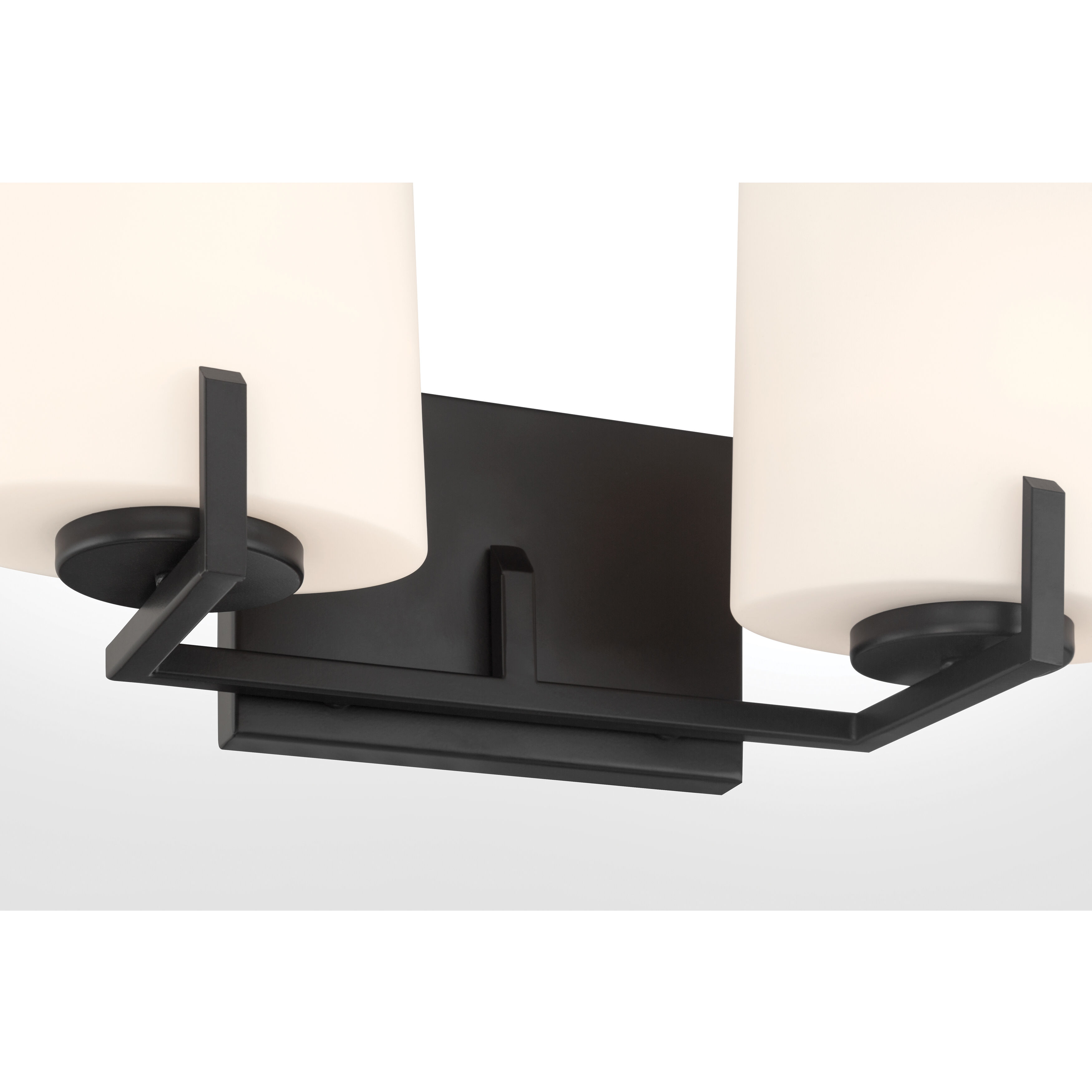 Mirelle 2 Light 16 inch Dark Matte Black Vanity Wall Light