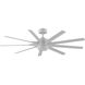 Odyn Custom Matte White Fan Motor, Blades Sold Separately