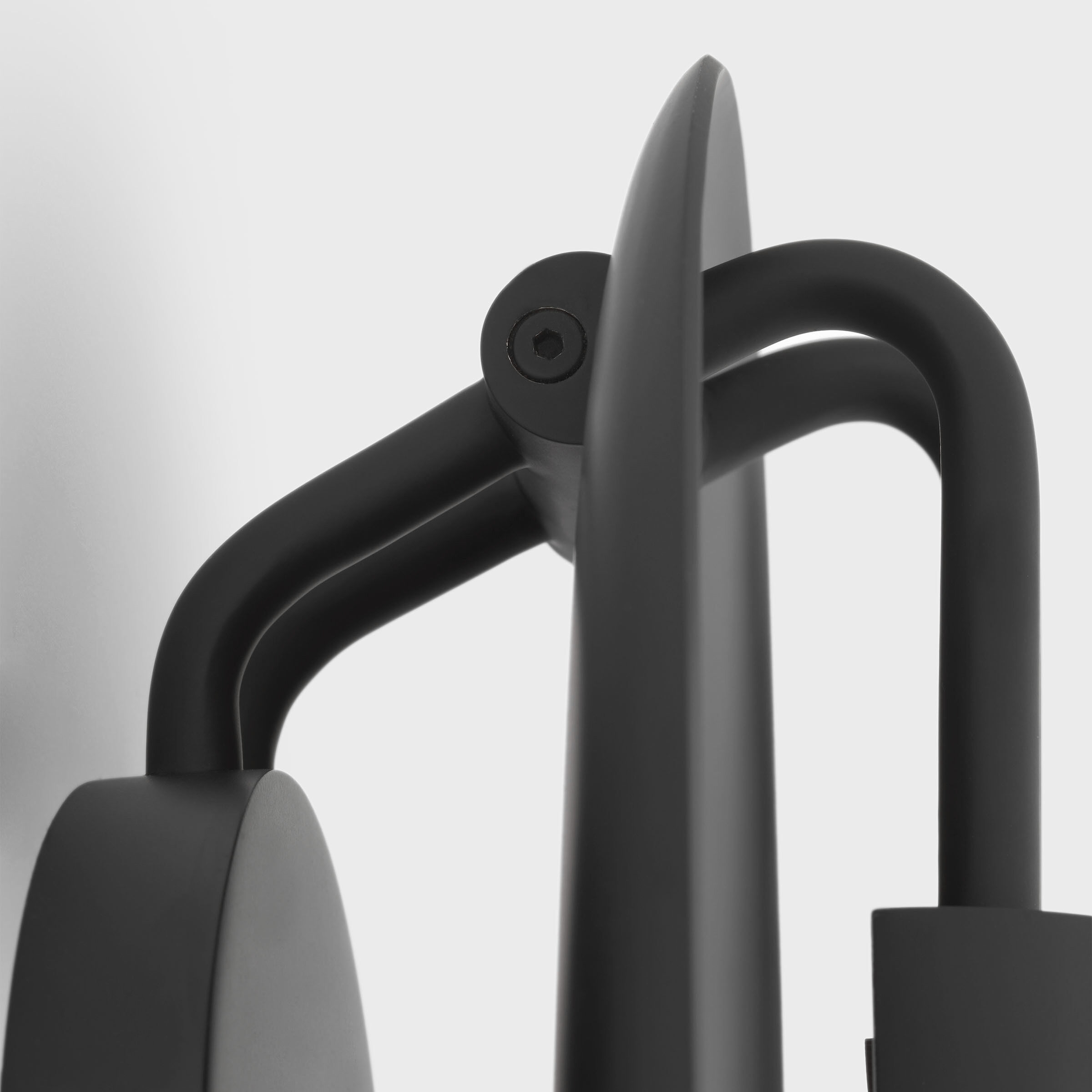 Kelly Wearstler Teline LED 6 inch Matte Black Oval Sconce Wall Light