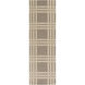 Lockhart 96 X 30 inch Gray and Neutral Runner, Wool