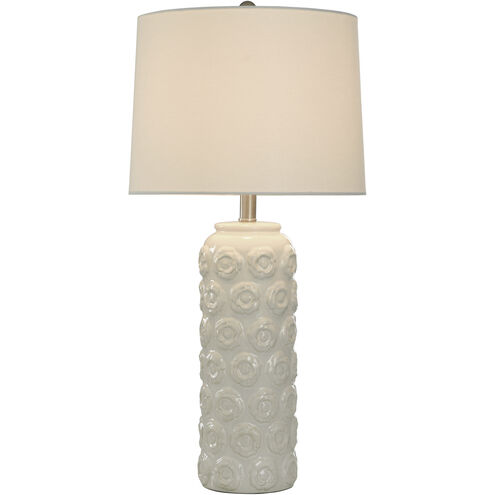 Flor 27.75 inch 100.00 watt Cream Table Lamp Portable Light
