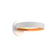 Light Guide Ring LED 8 inch Satin White Wall Sconce Wall Light in Apricot