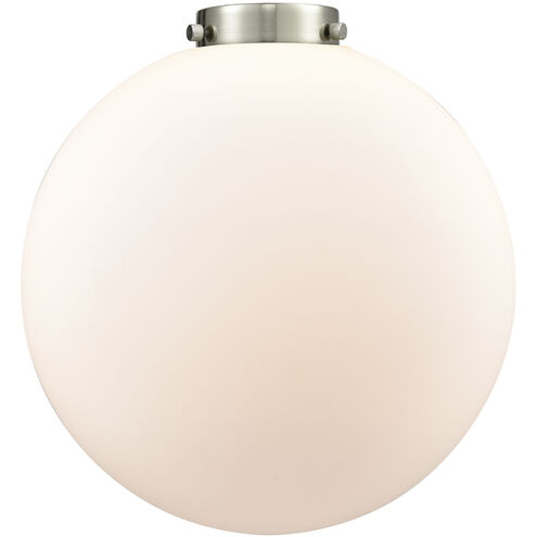 Franklin Restoration Beacon LED 12 inch Polished Nickel Mini Pendant Ceiling Light in Matte White, Franklin Restoration