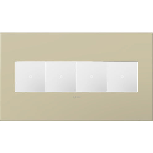 Adorne Ashen Tan Wall Plate, 4-Gang