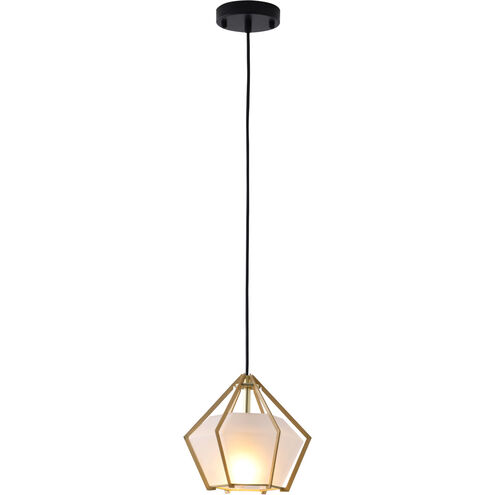 Canada 1 Light 8 inch Gold Pendant Ceiling Light