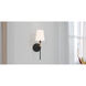 Bayside 1 Light 5 inch Matte Black Wall Sconce Wall Light, Small