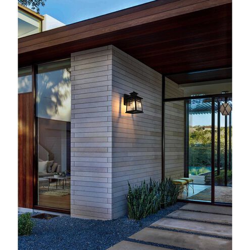 Bambrey 1 Light 11.5 inch Black Outdoor Wall Sconce