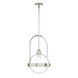 Atlas 1 Light 13.9 inch Sterling Pendant Ceiling Light in Clear