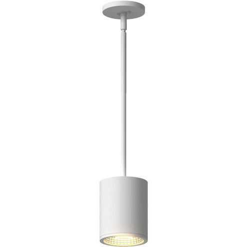 Nordic LED 5 inch White Exterior Pendant
