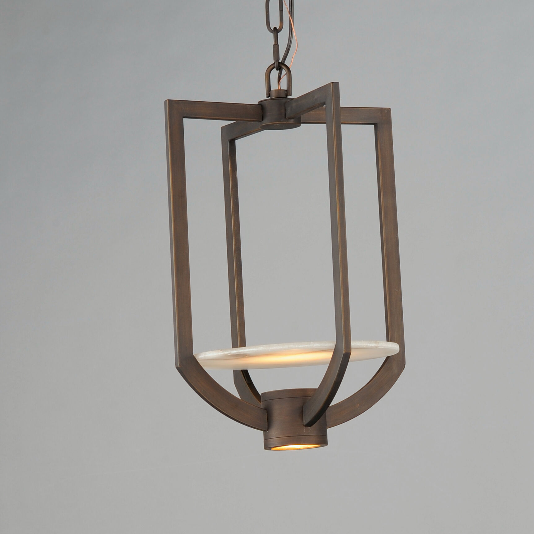Quarry LED 12 inch Dark Bronze Mini Pendant Ceiling Light