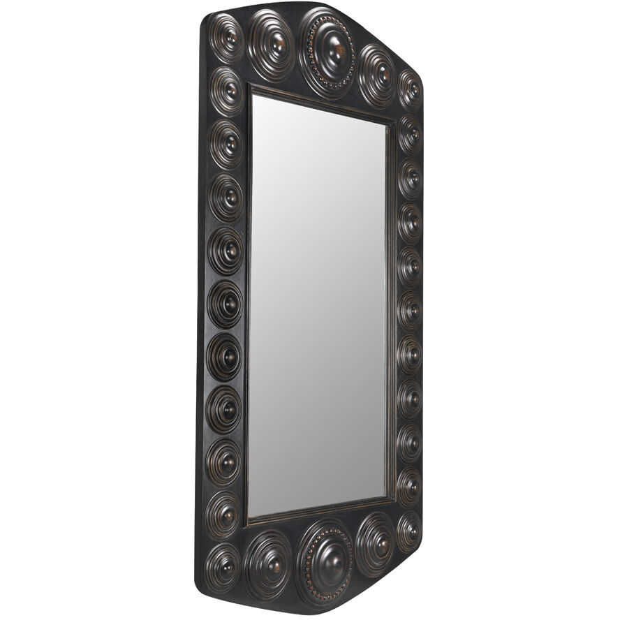 Nanna 67 X 36.5 inch Hand Rubbed Black Mirror