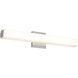 Noble LED 4.25 inch Satin Nickel Vanity Light Wall Light, Indoor
