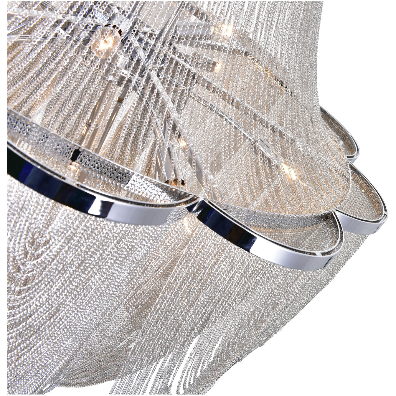 Taylor 10 Light 22 inch Chrome Down Chandelier Ceiling Light