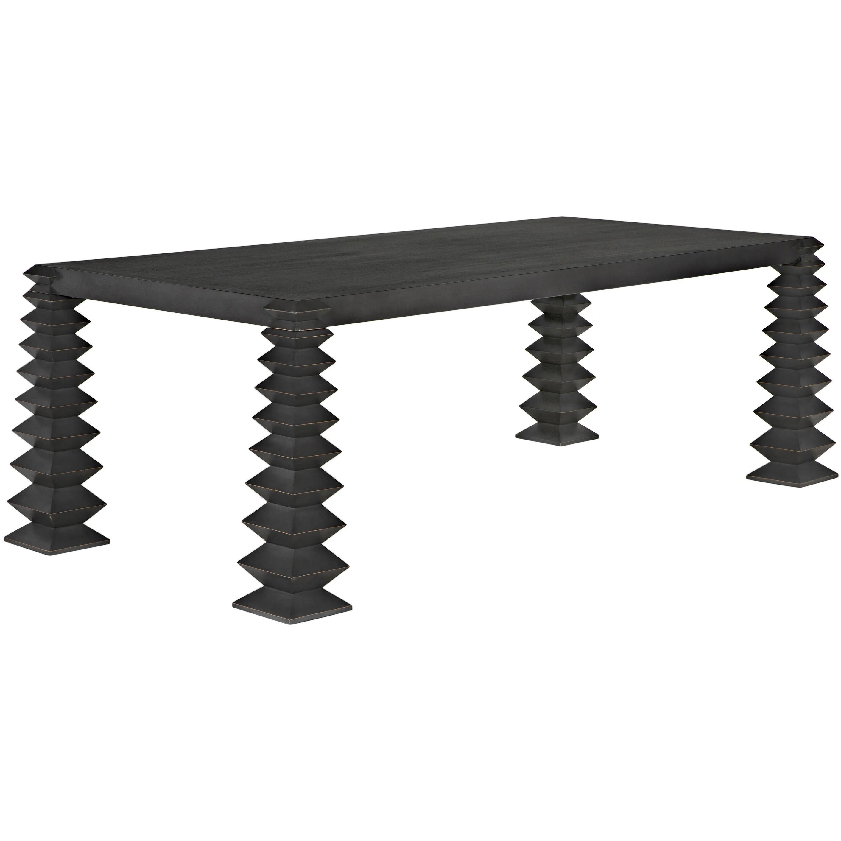 Brancusi 95 X 45.5 inch Pale Dining Table