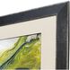 Into The Dark Blue and Black and Green Framed Art, The Studio