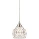 Kersey LED 5 inch Satin Nickel Pendant Ceiling Light
