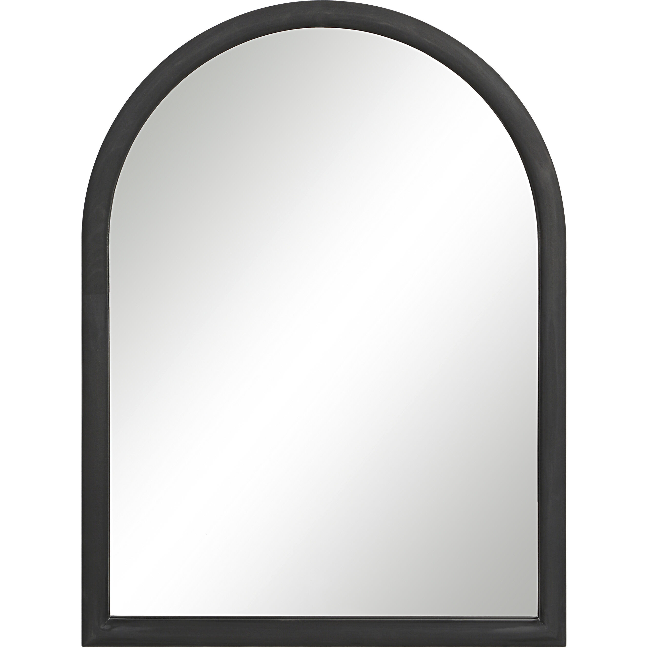 Olfito 24 X 18 inch Matte Black Wall Mirror
