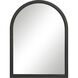 Olfito 24 X 18 inch Matte Black Wall Mirror
