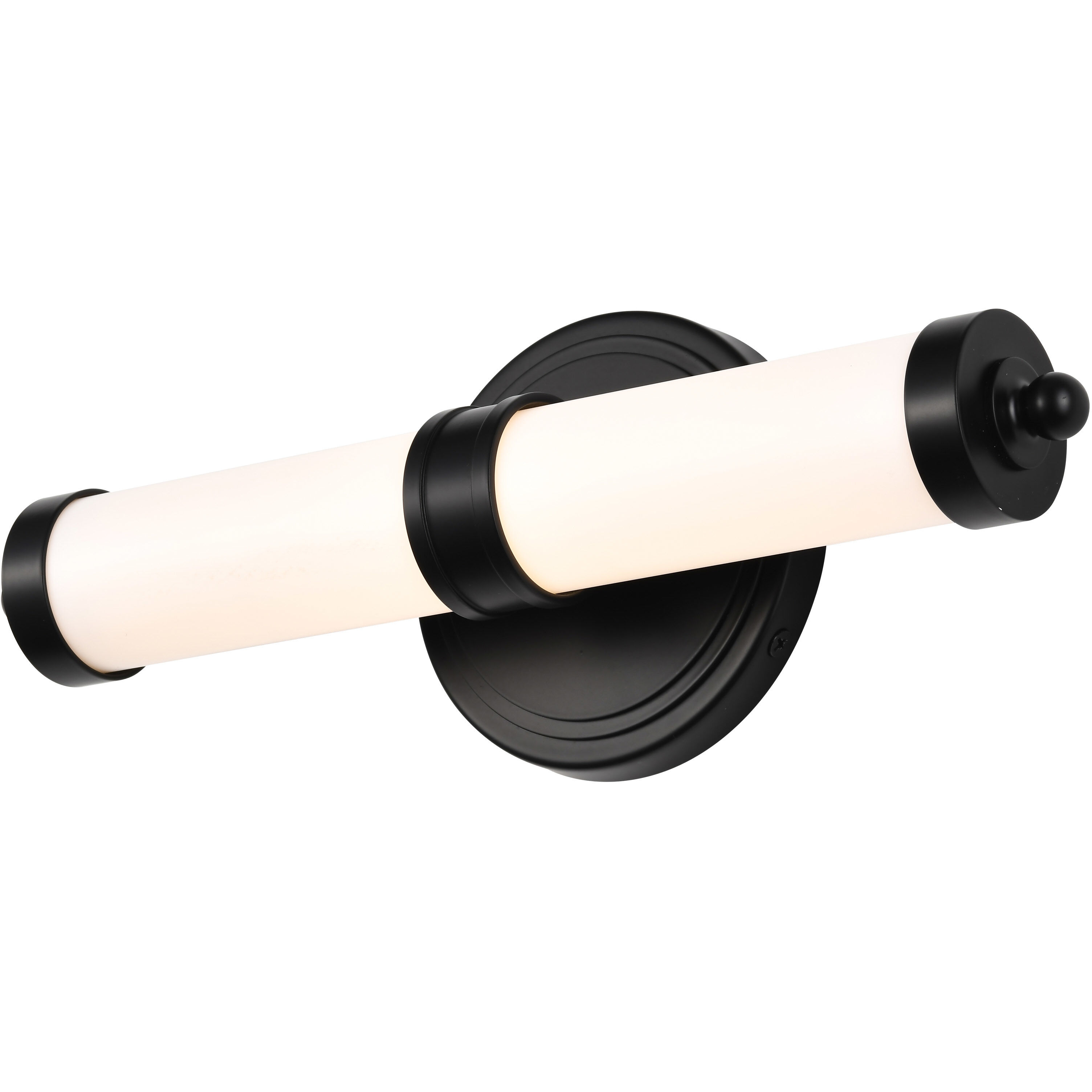 Kagen LED 13.58 inch Matte Black Bath Vanity Light Wall Light