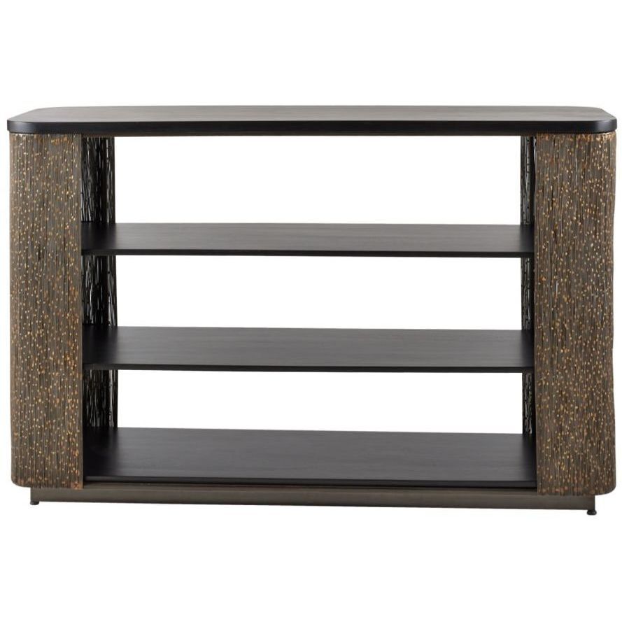 Easton Antique Brass Bookshelf