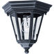 Westlake 1 Light 8 inch Black Outdoor Flush Mount