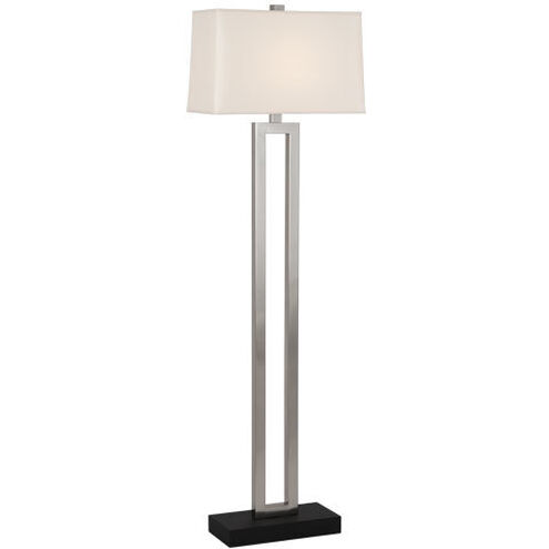 Doughnut 59.75 inch 150.00 watt Antique Silver Floor Lamp Portable Light in Snowflake