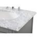 Rhodes 60 X 22 X 35 inch Grey Vanity Sink Set in Gray