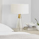 Drew & Jonathan Pender 20.75 inch 9.00 watt Satin Brass Table Lamp Portable Light