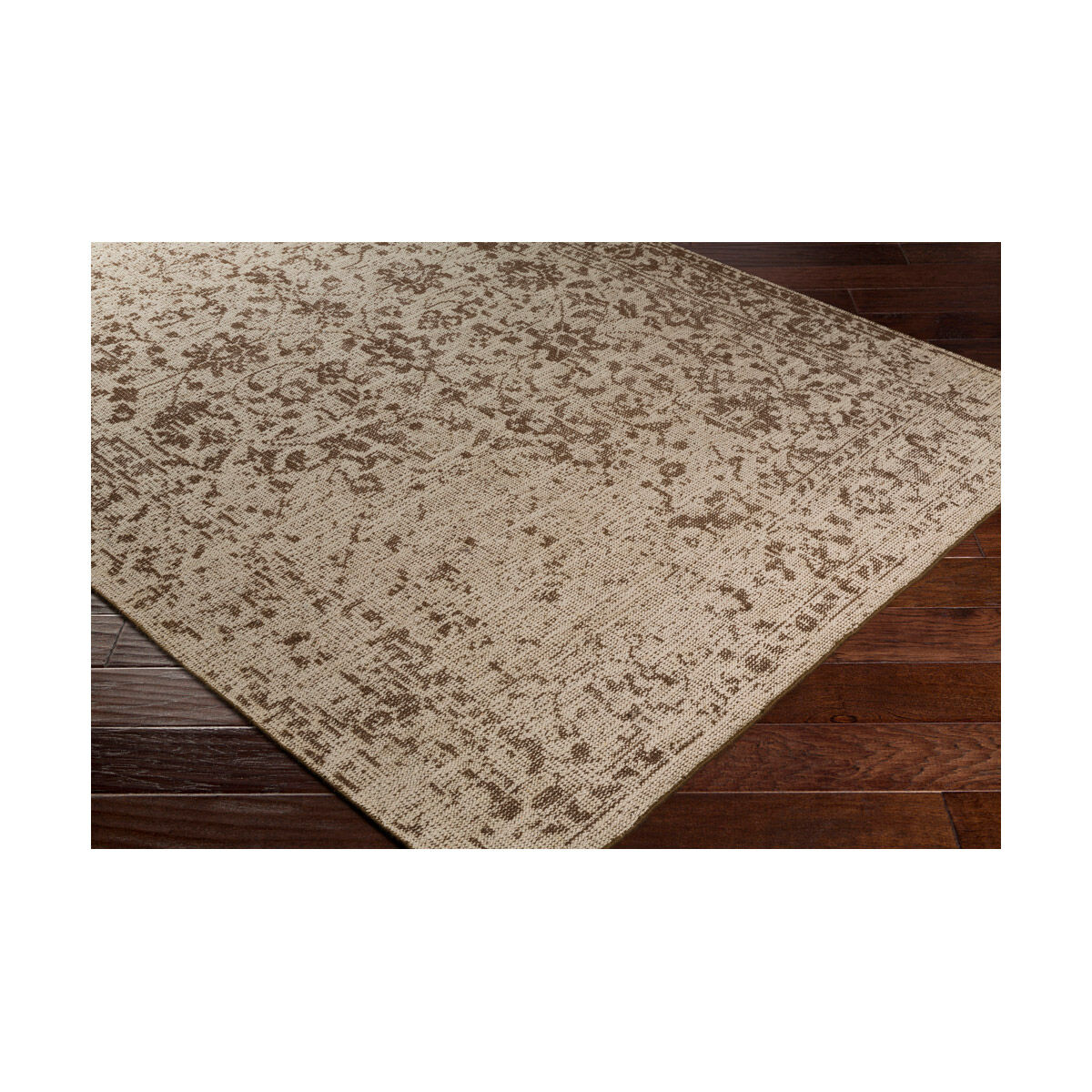 Hoboken 36 X 24 inch Brown and Neutral Area Rug, Wool