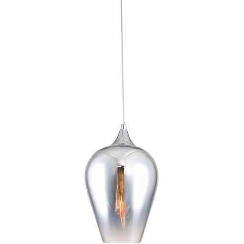 Canada 1 Light 12 inch Chrome Pendant Ceiling Light