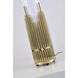 Canada 23.6 inch 40 watt Champagne Gold Table Lamp Portable Light