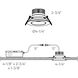 Revolve White Directional Recessed Light