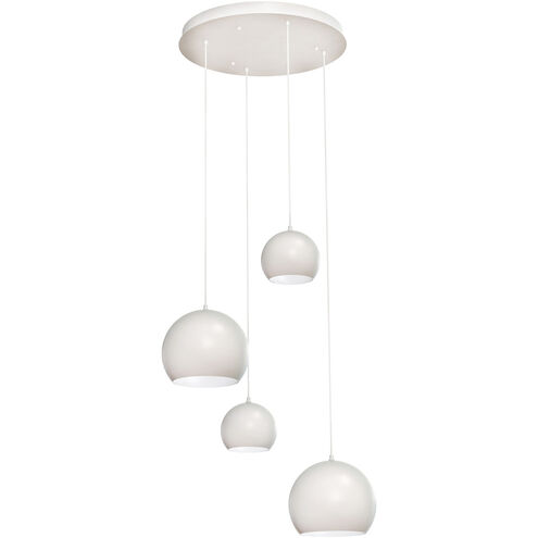 Roxy 4 Light 24 inch White Quadruple Round Pendant Ceiling Light