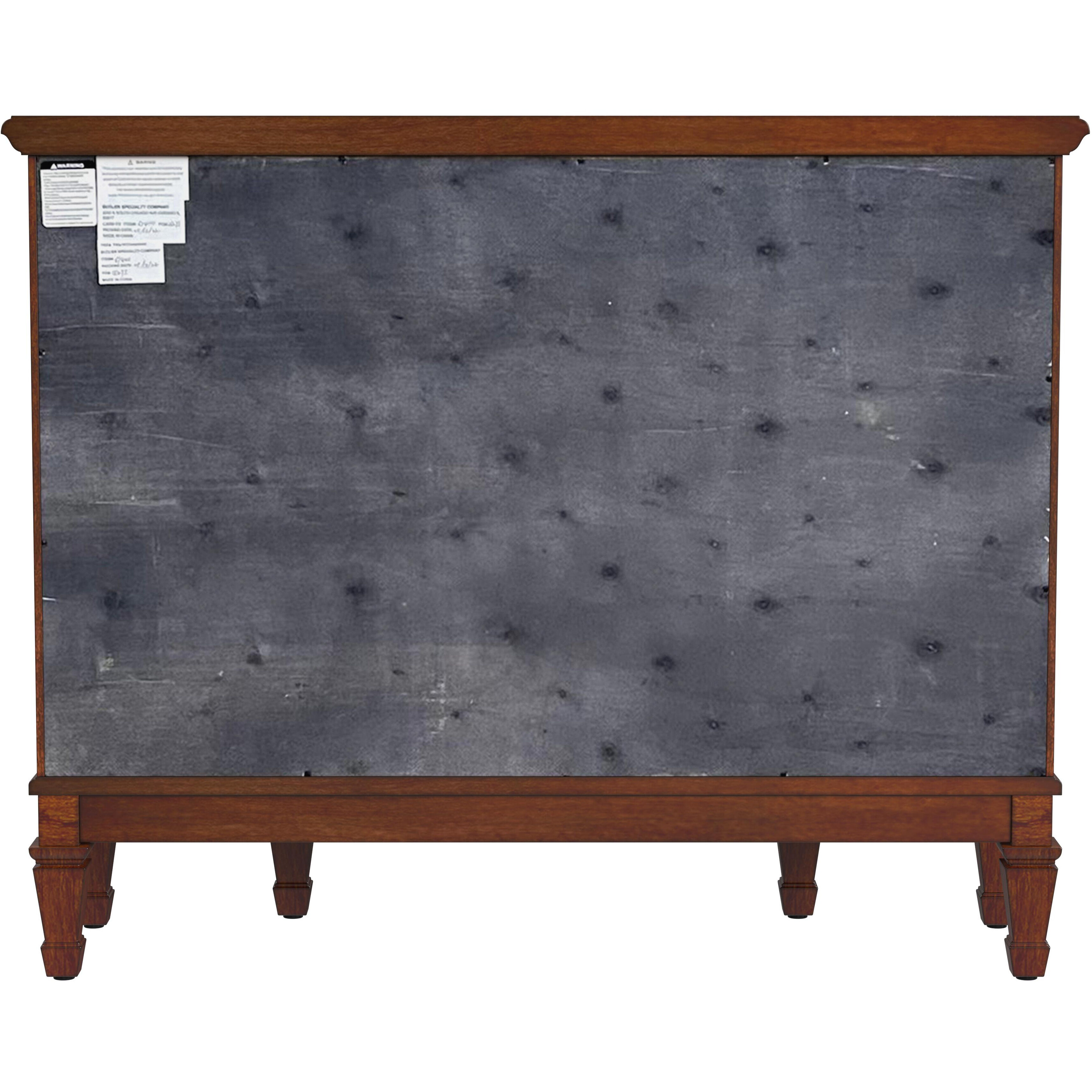 Sheffield 3 Drawer 2 Drawer Accent Cabinet in Antique Cherry