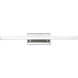 Parallax LED 18 inch Chrome Bath Vanity & Wall Light in 3000K, dweLED