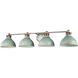 Kinsley Vanity Wall Light in Antique Teal